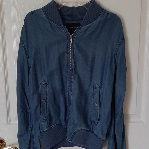 Denim bomber jacket - Picture 1 of 4